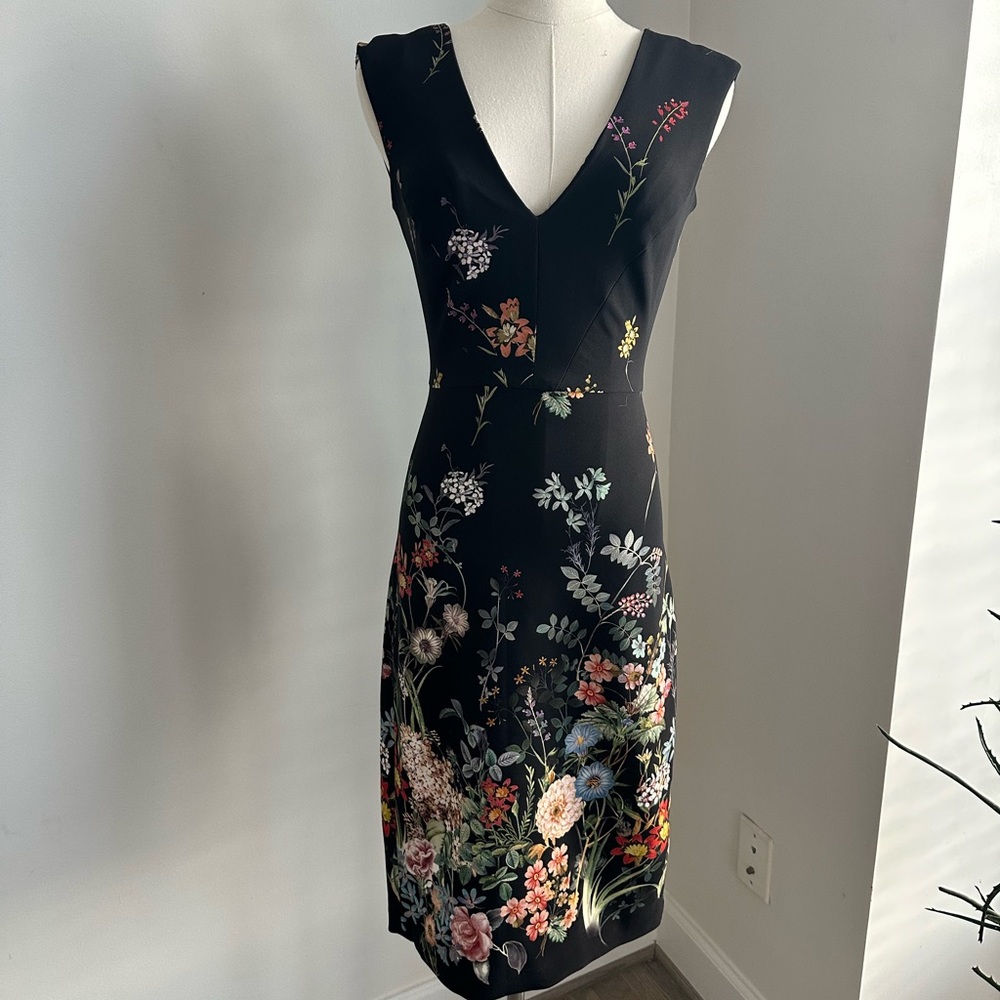 Zara Floral Midi Dress